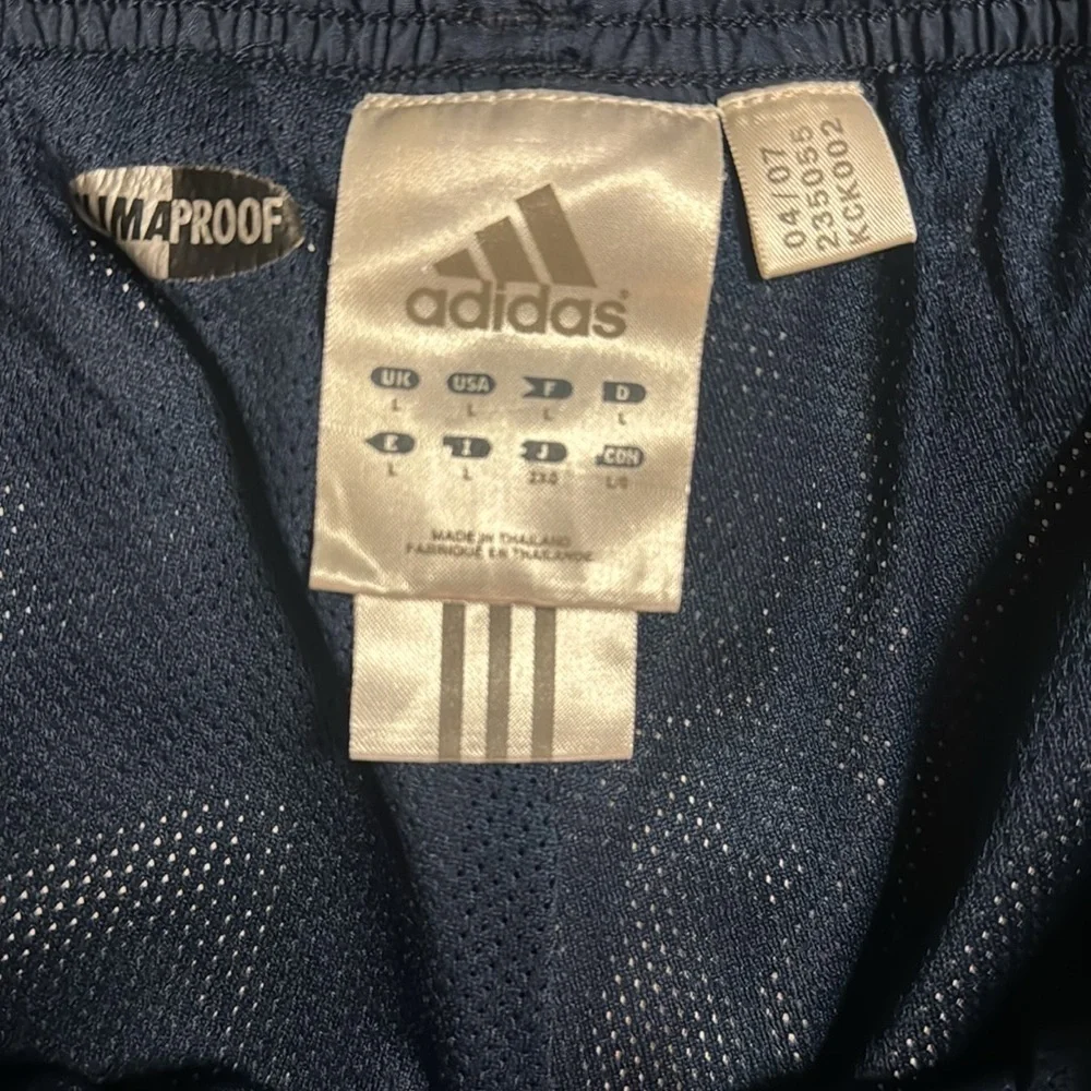 🍍ADIDAS CLIMA PROOF WIND PANT🍍ZIP SIDE POCKETS🍍ZIP ANKLE TO UPPER CALF🍍Sz L